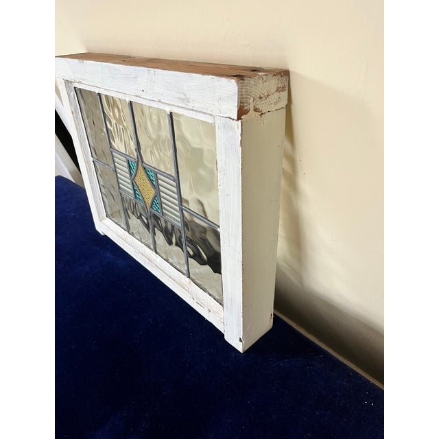 Antique Stained Glass Window For Sale - Image 4 of 7