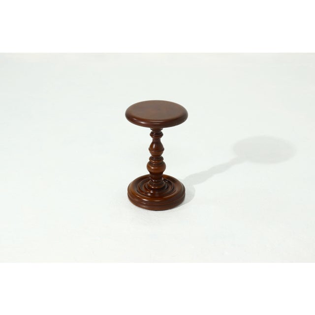 1960s Wooden Pedestal Plant Table, 1960s For Sale - Image 5 of 6