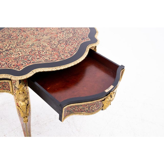 Mid-19th Century Boulle Table, France For Sale - Image 16 of 17
