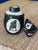Sake Bottle with Set of Two Cups Crow Spirit Sake Set Size is approximately: 7'' tall x 4.5'' x 3.5'' bottle, cups are...