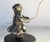 Vintage Metal Sculpture of Girl Flying Copper Kite For Sale - Image 9 of 12