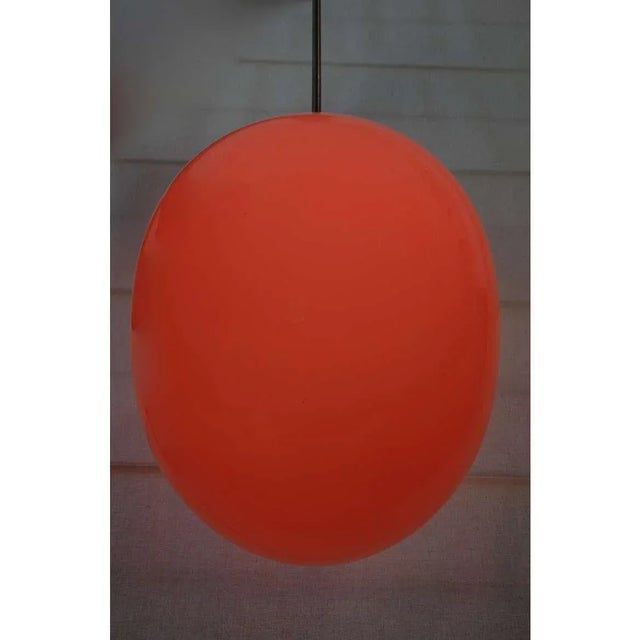 Mid-Century Modern 1960s Modern Egg Pendant Light For Sale - Image 3 of 6