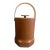 Vintage Leather Look Ice Bucket For Sale