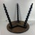 1950s Mid-Century French Ebonized Turned Wood Side Table with Cork Screw Legs, 1950s For Sale - Image 5 of 15