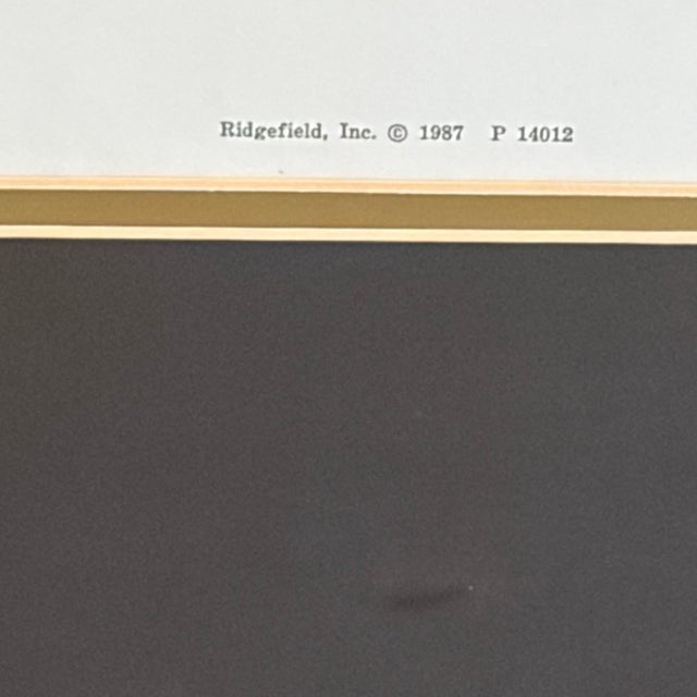 English 1980s Blenheim Palace - Architectural Print in Custom Frame For Sale - Image 3 of 12