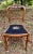 Wood Victorian Accent Chair Carved Oak Crest Needlepoint Seat 1890s For Sale - Image 7 of 7