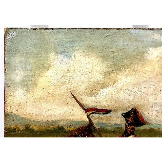 Textile 19th Century Portrait of a British Cavalry Officer For Sale - Image 7 of 12