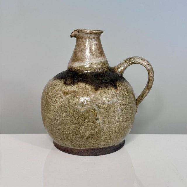 Modernist Studio Ceramic Art Jug Vase from Helma Klett, Germany, 1960s For Sale - Image 16 of 16