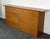 Wood Mid-Century Modern Scandinavian Beech Dresser & Pair of Nightstands, 3 Pieces For Sale - Image 7 of 13