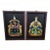 Vintage Qing Dynasty-Style Soapstone Emperor & Empress Wall Panels, Pair For Sale