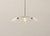 Ceiling Light with Textured Glass Shades and Crystal Prisms, 1960s For Sale - Image 15 of 15