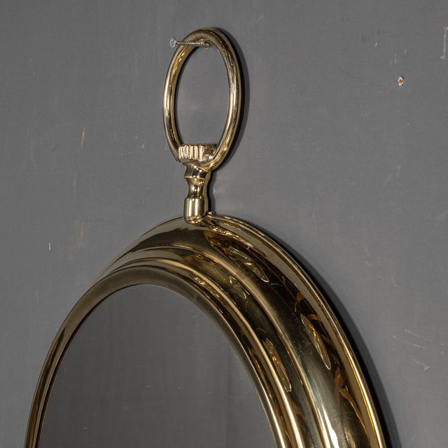 20th Century Striking Collection of Pocket Watch Shaped Mirrors, 1970s, Set of 8 For Sale - Image 10 of 18