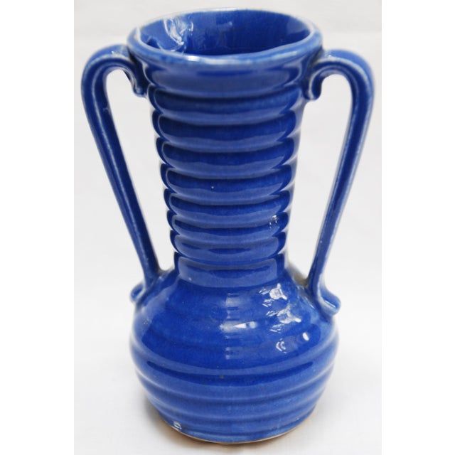 Vintage Royal Blue Usa Vase Chairish