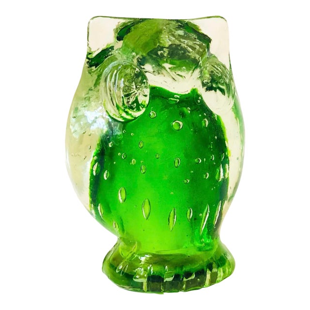 Art Glass Owl For Sale