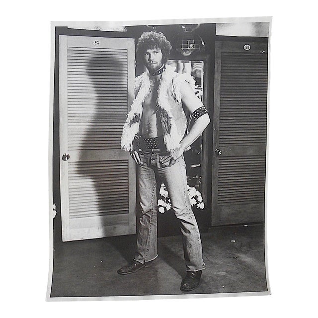 Original Mid Century Glossy Silver Gelatin Studio Photograph-Decked Out Hippie-8"x10"-1960's For Sale