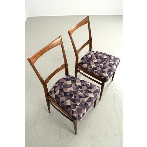 Purple Fabric Chairs, Set of 2 For Sale - Image 13 of 14
