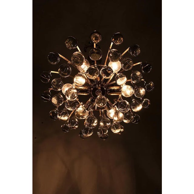 Gold Vintage Chandelier from Christoph Palme For Sale - Image 8 of 9