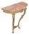 French 19th Century Giltwood Marble-top Wall Console For Sale