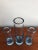 This is a set of 3 Danish glass vases designed by Per Lütken for Holmegaard. There is an engraved logo on the bottom. The...