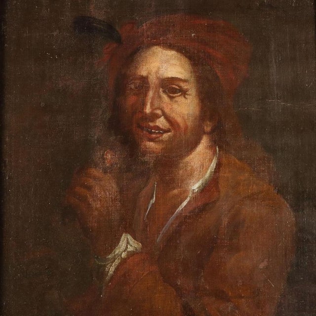 School of Giacomo Francesco Cipper, Portrait, Oil on Canvas For Sale - Image 3 of 12