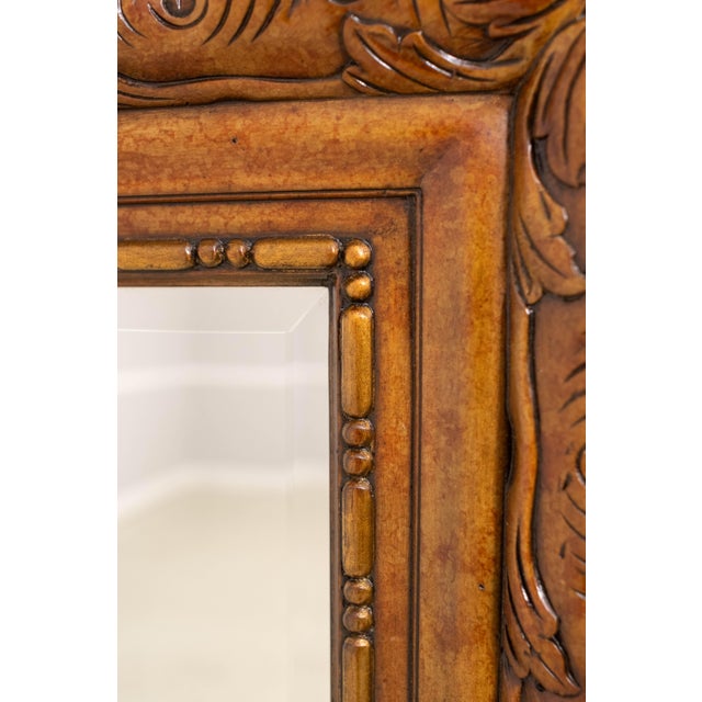 Theodore Alexander 19th C. Style Gilt Carved Wood Hanging Mirror For Sale In Philadelphia - Image 6 of 11