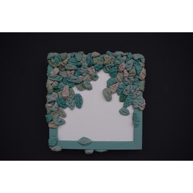 This wall-mounted pop object sculpture by María Magán features dozens of hand-molded chewing gum-like elements crafted in...