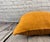 20 x 20 Hemp Pillow Turkish Cushion Natural Orange Pillow Cushion Cover For Sale - Image 4 of 4