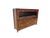 This antique cabinet features hand-painted flowers and traditional vases. The upper section includes a large, open display...