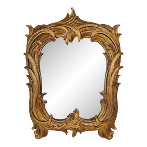 Early 20th Century Wooden Gilded Rococo-Style Mirror