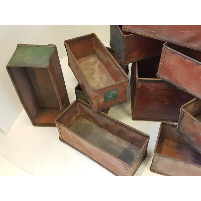 Industrial Storage Crates, Loos, France, 1950s, Set of 11 For Sale - Image 4 of 12