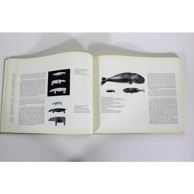 1965 Eskimo Sculpture Esquimaude Book Hardcover Hard Cover Coffee Table Book Linen Gold Bronze For Sale - Image 4 of 12
