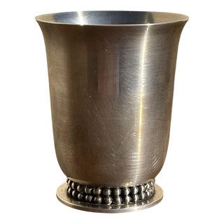 Silver-Plated Metal Cup by Jean Despréss For Sale