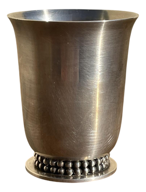 Silver-Plated Metal Cup by Jean Despréss