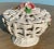 Late 20th Century White Ceramic Woven Basket For Sale In Los Angeles - Image 6 of 6