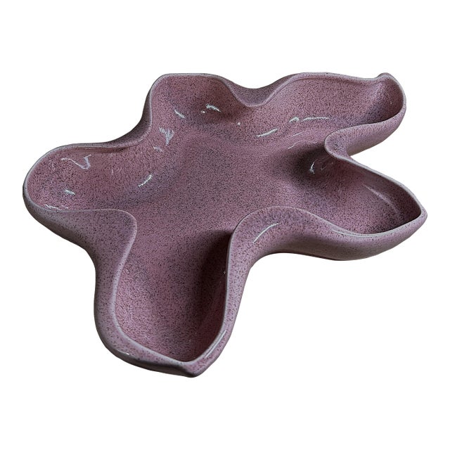 13 Inch Wide Belle Kogan Abstract Bowl For Sale