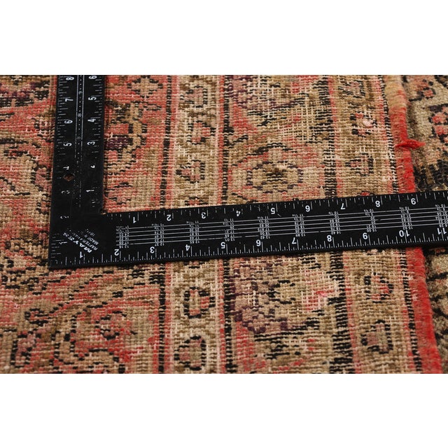 Late 19th Century Antique Indian Agra Rug - 11'06 X 17'10 For Sale In Dallas - Image 6 of 9