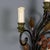 Antique Wall Lamps in Painted Iron and Sheeth Metal, Set of 2 For Sale - Image 5 of 7