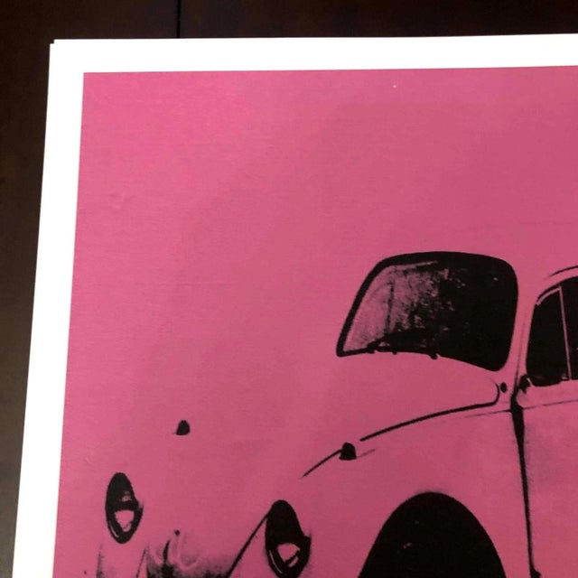 Printmaking Materials 1990s After Andy Warhol Pink Lithograph "Numbered and Signed on Plate" Lithograph For Sale - Image 7 of 11