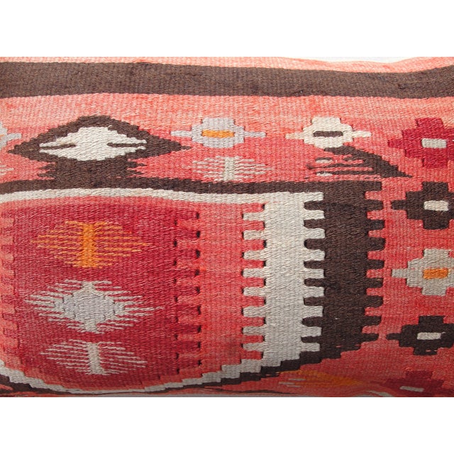Lumbar Kilim Rug Pillow Cover For Sale In New York - Image 6 of 10