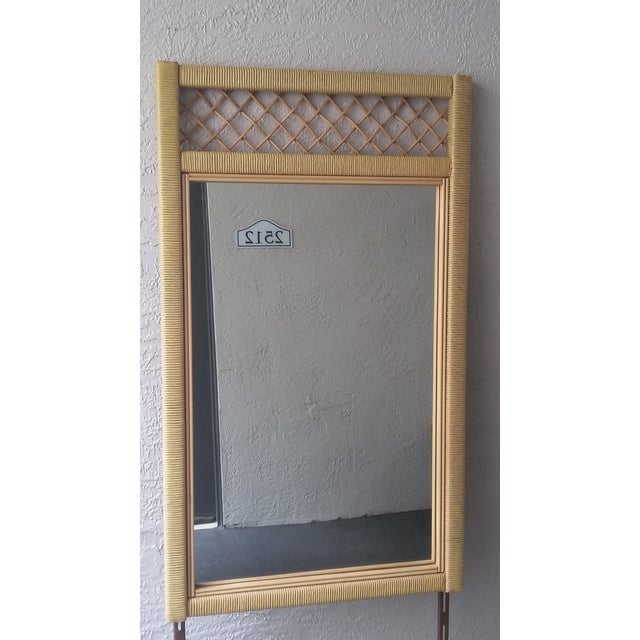 Henry Link Tall Wicker Rattan Mirror Chairish