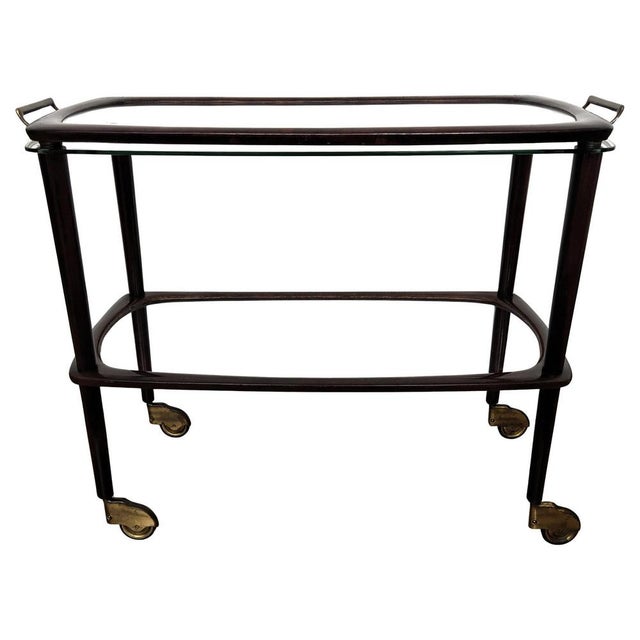 Vintage Art Deco Italian Dry Bar Cabinet by Paolo Buffa, 1950s For Sale - Image 10 of 10