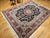 Vintage Tabriz Rug, Hand-Knotted Wool & Silk, Floral Garden Pattern, Black & Red, 8x10 For Sale - Image 14 of 18