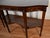 1910s Antique English Regency Burl Walnut Console Table / Sofa Table For Sale - Image 9 of 15