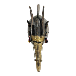 Rare Large African Vintage Kore Wooden Mask Marka Mali 29"h
