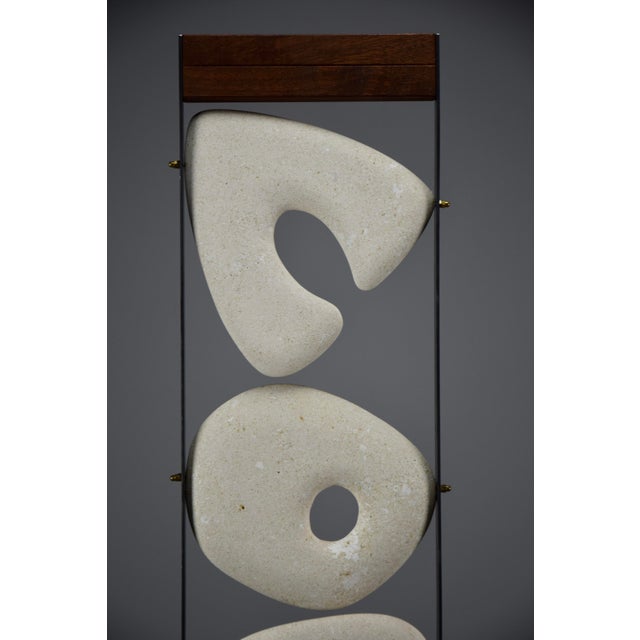 1990s Piccolo Totem 03 Abstract Stone Sculpture by Alberto Cabiddu, Italy, 1999 For Sale - Image 5 of 14