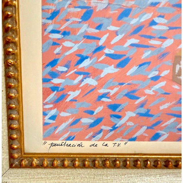 Tabo Toral, 1985 Graffiti Artist TV Painting Bold Colorful New Wave NYC Panama Tabo Toral, 1985 For Sale In Miami - Image 6 of 9