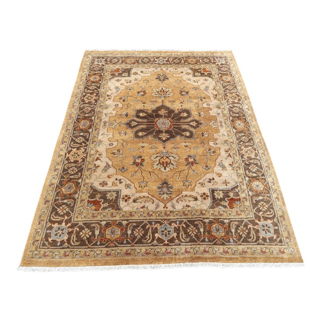 Hand Wooven Room Size Oriental Wool Rug - Approx. 8' X 12' For Sale
