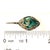 Persian Turquoise Diamond Pendant Earrings 14k WG 26.85 TCW Certified For Sale - Image 14 of 15