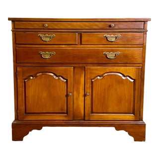 Vintage Drexel Wallace Nutting Cherry Highlands Buffet Server Sideboard Chest For Sale
