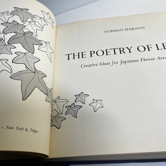 Japanese 1970 Poetry of Leaves Book For Sale - Image 3 of 12